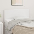 Cabeceira de Cama Couro Artificial 80x5x78/88 cm Branco