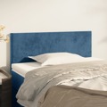 Cabeceira de Cama Veludo 80x5x78/88 cm Azul