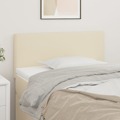 Cabeceira de Cama Couro Artificial 90x5x78/88 cm Creme