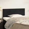 Cabeceira de Cama Veludo 90x5x78/88 cm Preto