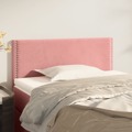 Cabeceira de Cama Veludo 80x5x78/88 cm Rosa