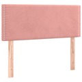 Cabeceira de Cama Veludo 90x5x78/88 cm Rosa