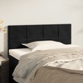 Cabeceira de Cama Veludo 90x5x78/88 cm Preto