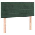 Cabeceira de Cama Veludo 80x5x78/88 cm Verde-escuro