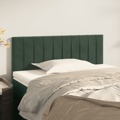 Cabeceira de Cama Veludo 80x5x78/88 cm Verde-escuro