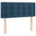 Cabeceira de Cama Veludo 80x5x78/88 cm Azul