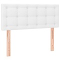 Cabeceira de Cama Couro Artificial 100x5x78/88 cm Branco