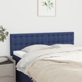 Cabeceira de Cama 2 pcs Tecido 72x5x78/88 cm Azul