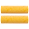 Almofadas Decorativas 2 pcs Ø15x50 cm Veludo Amarelo