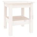 Mesa de Centro 35x35x40 cm Pinho Maciço Branco