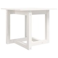 Mesa de Centro 50x50x45 cm Pinho Maciço Branco