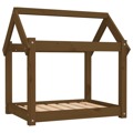 Cama para Cães 71x55x70 cm Pinho Maciço Castanho Mel