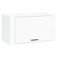 Sapateira Parede 70x35x38 cm Deriv. de Madeira Branco Brilhante