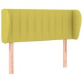 Cabeceira de Cama C/ Abas Tecido 103x23x78/88 cm Verde