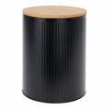 Bote Preto Bambu 14 X 14 X 18 cm 1,7 L