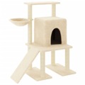 árvore para Gatos C/ Postes Arranhadores Sisal 96,5 cm Creme