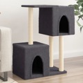 árvore P/ Gatos C/ Postes Arranhadores Sisal 86 cm Cinza-escuro