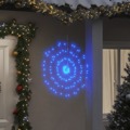 Iluminações Estrelares P/ Natal 140 Leds 4 pcs 17 cm Azul