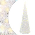 árvore de Natal Artificial Pop-up C/ 50 Luzes LED 120 cm Branco