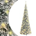 árvore de Natal Artificial Pop-up C/ 100 Luzes LED e Neve 150cm