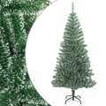 árvore de Natal Artificial C/ Flocos de Neve 120 cm Verde