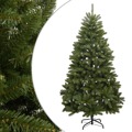 árvore de Natal Artificial Articulada com Suporte 180 cm Verde