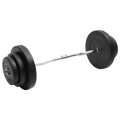 Barra Curl com Discos 60 kg