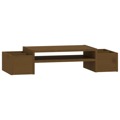 Suporte para Monitor 70x27,5x15 cm Pinho Maciço Castanho Mel