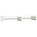 Suporte para Monitor 100x27x15 cm Pinho Maciço Branco