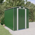 Abrigo de Jardim 192x274x223 cm Aço Galvanizado Verde