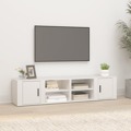 Móveis Tv 2pcs 80x31,5x36 cm Derivados de Madeira Branco