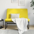 Banco 100x75x76 cm Tecido Amarelo-claro