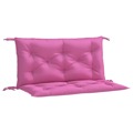 Almofadões P/ Banco de Jardim 2 pcs 100x50x7 cm Tecido Rosa