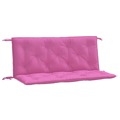 Almofadões P/ Banco de Jardim 2 pcs 120x50x7 cm Tecido Rosa