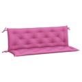 Almofadões P/ Banco de Jardim 2 pcs 150x50x7 cm Tecido Rosa