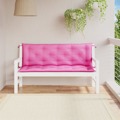 Almofadões P/ Banco de Jardim 2 pcs 150x50x7 cm Tecido Rosa