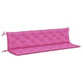 Almofadões P/ Banco de Jardim 2 pcs 200x50x7 cm Tecido Rosa