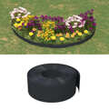 Bordas de Jardim 3 pcs 10 M 20 cm Polietileno Preto