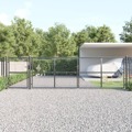 Portão de Rede para Jardim 500x175 cm Aço Galvanizado Antracite