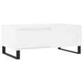 Mesa de Centro 90x50x36,5 cm Derivados de Madeira Branco