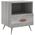 Mesa Cabeceira 40x35x47,5 cm Derivados Madeira Sonoma Cinza