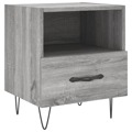 Mesa Cabeceira 40x35x47,5 cm Derivados Madeira Sonoma Cinza