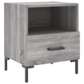 Mesa Cabeceira 40x35x47,5 cm Derivados Madeira Sonoma Cinza