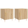 Mesa Cabeceira 2pcs 40x40x50cm Deriv. Madeira Carvalho Sonoma