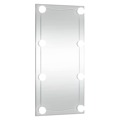 Espelho de Parede Retangular com Luzes LED 30x60 cm Vidro