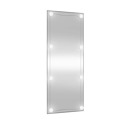 Espelho de Parede Retangular com Luzes LED 40x100 cm Vidro