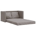 Sofá-cama sem Pés 112x174x55 cm Tecido Cinza-acastanhado