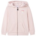 Sweatshirt para Criança com Capuz e Fecho Mistura de Rosa Claro 92