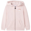 Sweatshirt para Criança com Capuz e Fecho Mistura de Rosa Claro 128