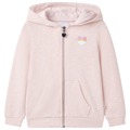 Sweatshirt para Criança com Capuz e Fecho Mistura de Rosa Claro 140